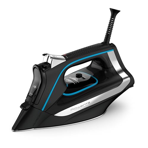 Rowenta Smart Steam Iron, Perfect Temp Technology, 35 Gram/Minute of Continuous Steam Output, DW3261U1, Auto Shutoff, Black - Image 1