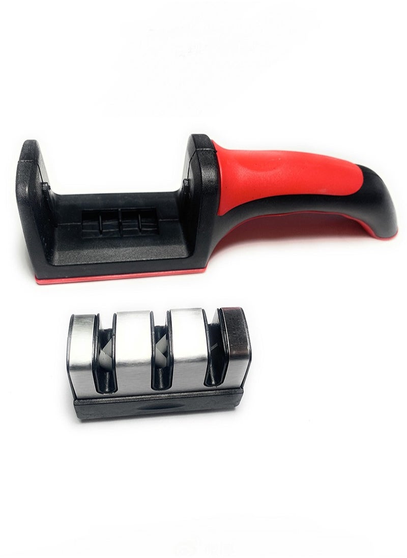 Beauenty - 3 in 1 Handheld Knife Sharpener for Restoring Repairing and Polishing Blades Suitable for Straight and Serrated Knives Perfect Kitchen Tool Essential Knife Sharpening Device - Image 1