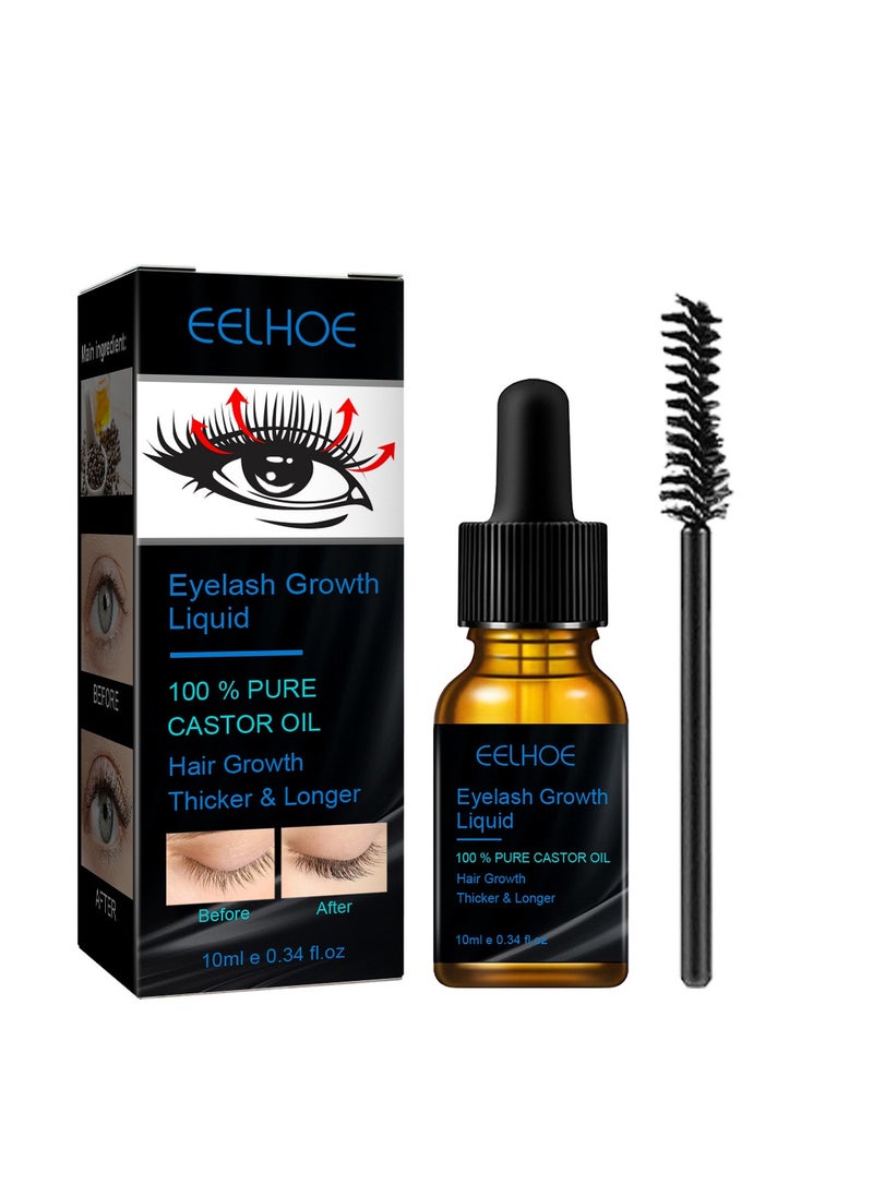 Joyeworld - Castor Oil Eyelash Serum Castor oil promotes eyelash growth  moisturizing care not easy to smudge - Image 1