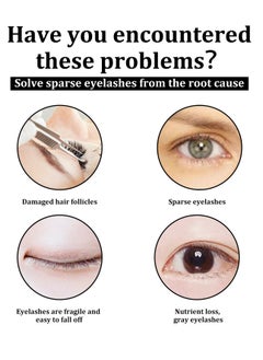 Joyeworld Castor Oil Eyelash Serum Castor oil promotes eyelash growth  moisturizing care not easy to smudge  - Image 2