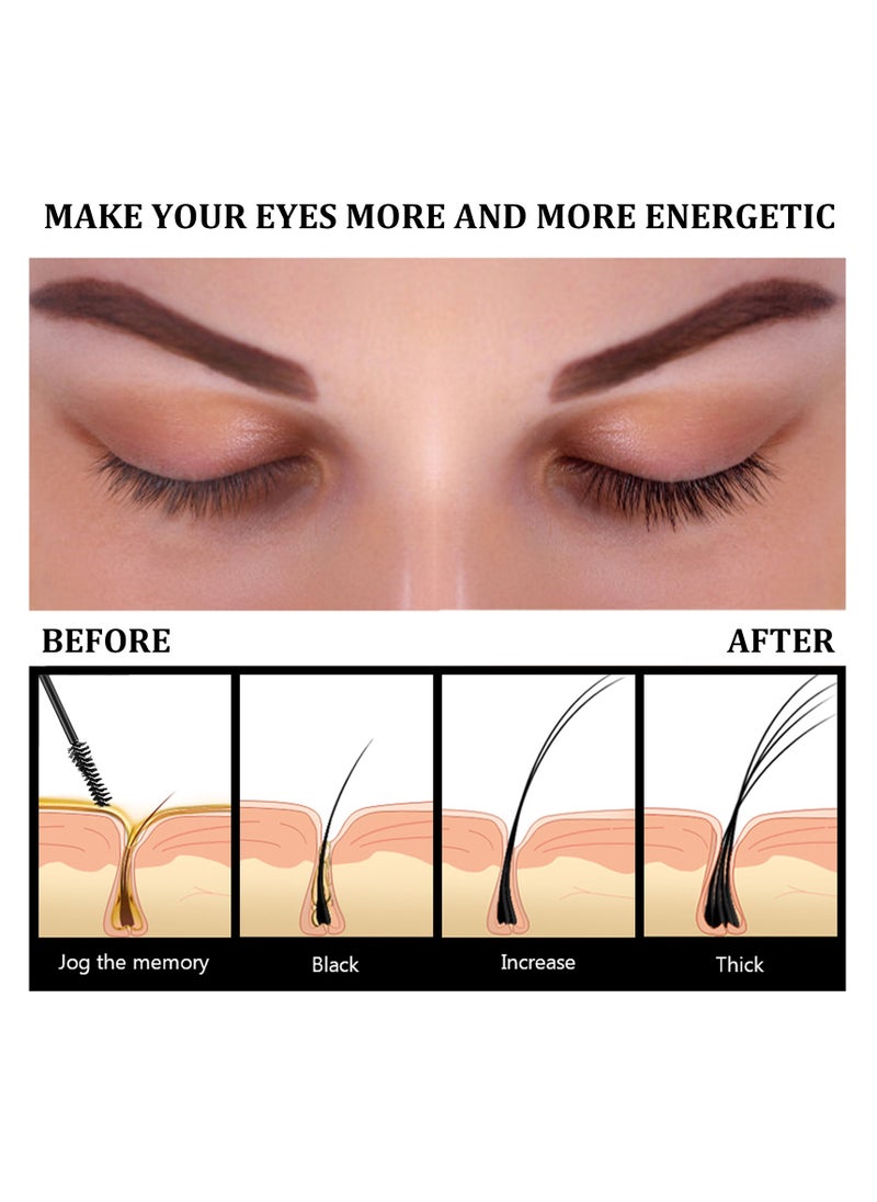 Joyeworld - Castor Oil Eyelash Serum Castor oil promotes eyelash growth  moisturizing care not easy to smudge - Image 1