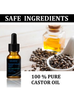 Joyeworld Castor Oil Eyelash Serum Castor oil promotes eyelash growth  moisturizing care not easy to smudge  - Image 5
