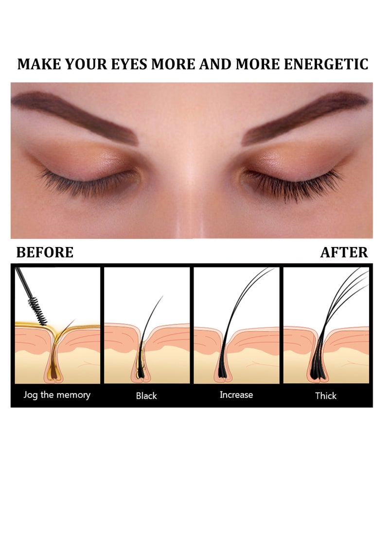 Joyeworld - Castor Oil Eyelash Serum Castor oil promotes eyelash growth  moisturizing care not easy to smudge - Image 1