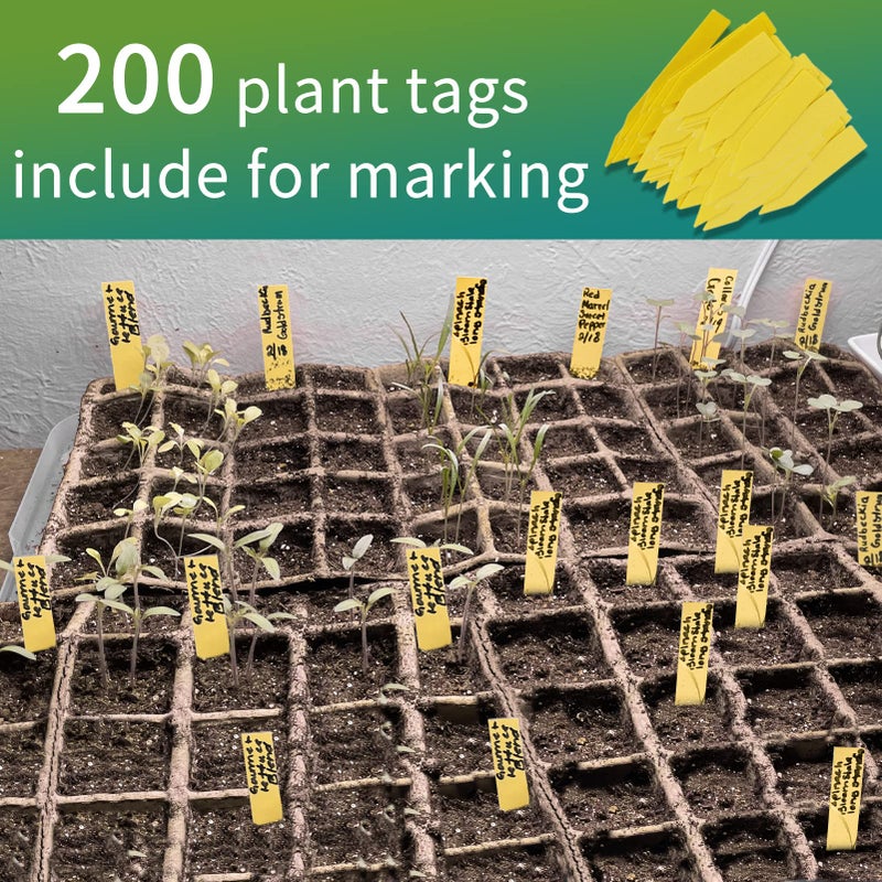 Tcbwfy Biodegradable Seedling Trays  20 Pack  320 Cells  Ideal For Indoor And Outdoor Planting  Mint  Lavender  Rose - Image 4