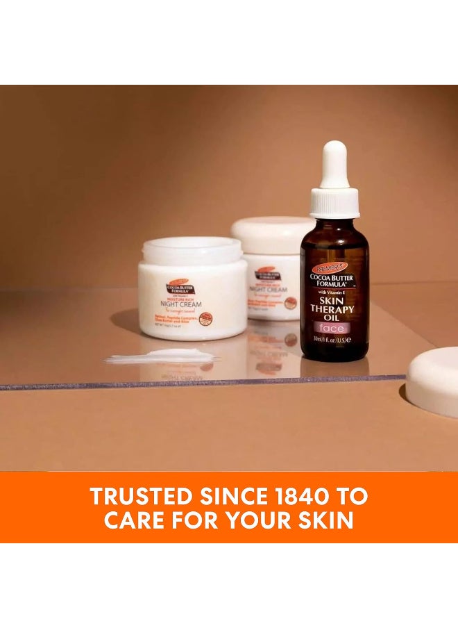 PALMER'S Palmer's Cocoa Butter Formula Moisture Rich Night Cream, 2.7 Ounces  - Image 4