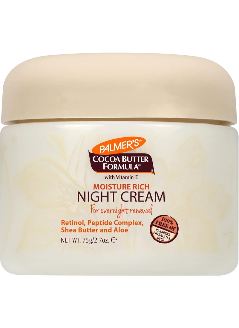 PALMER'S Palmer's Cocoa Butter Formula Moisture Rich Night Cream, 2.7 Ounces  - Image 5