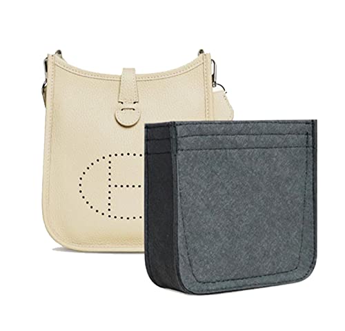 Lckaey Felt Organizerfor Hermes Evelyne III tpm pm gm Bag Insert Mini 16 29 33 Bag Purse Organizer Y003 GreyS - Image 1