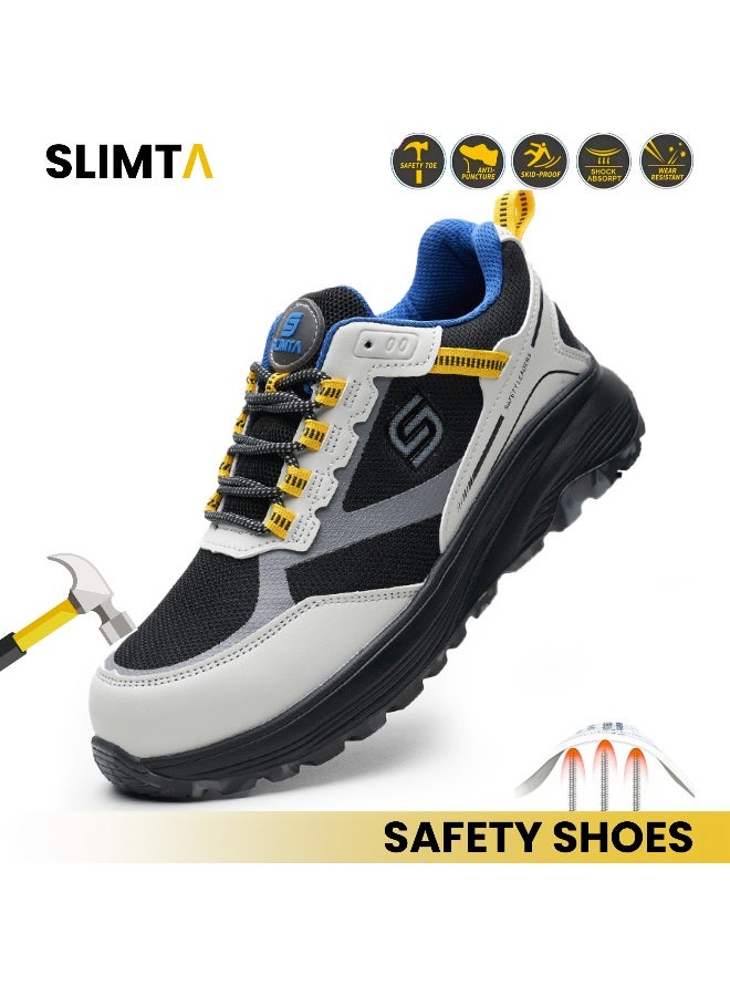 سليمتا أحذية أمان شبكية فائقة الخفة للرجال والنساء - تصميم رياضي بمقدمة فولاذية لجميع الفصول - Image 1