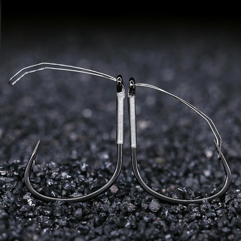 XFISHMAN Weedless Wacky Rig Hooks Bass Fishing Hooks for Wacky Rigging Worm Lure (1/0 25-Pack) - Image 5