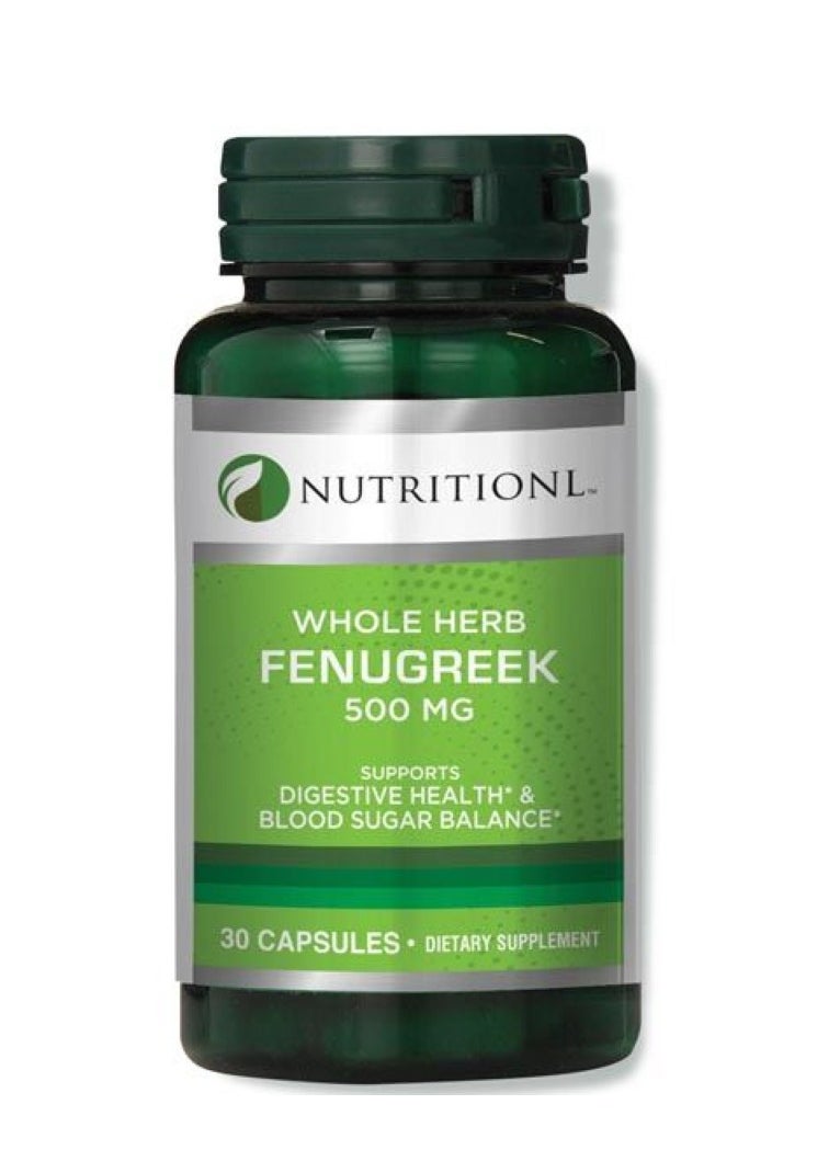 NUTRITIONL Nutritionl Fenugreek 500mg Caps 30's 