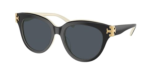 Tory Burch Sunglasses TY 7209 U 198887 Black/Ivory/Dark Grey Polyamide Standar - Image 1
