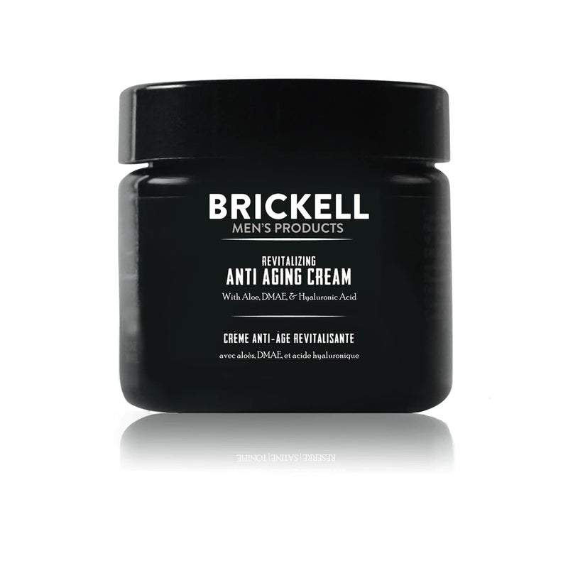 Brickell Men's Products Brickell Men's Revitalizing Anti-Aging Cream For Men, Natural and Organic Anti Wrinkle Night Face Cream To Reduce Fine Lines and Wrinkles, 2 Ounce, Unscented - Image 1