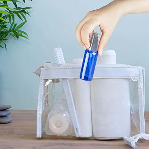 RAYNAG 5 Pack Empty Refillable Plastic Pump Bottle Ideal for Lotion Cream Essential Oil Travel Small Container,50ml/1.7oz - Image 5