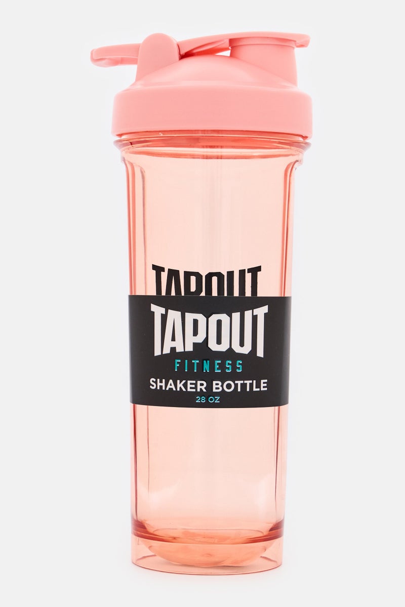 TapouT Fitness Shaker Bottle 800ml, Light Pink - Image 1