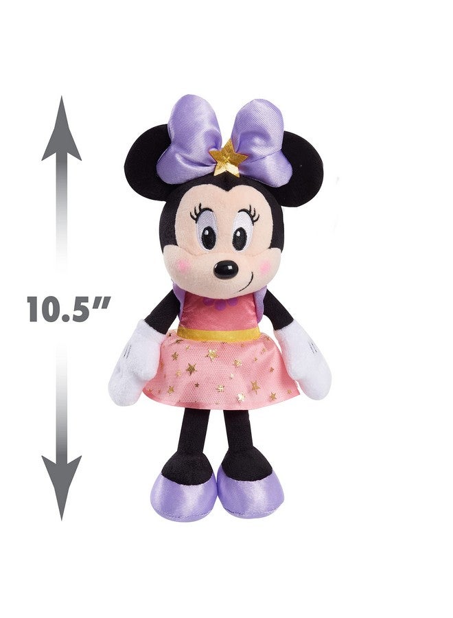 Minnie دميه ميني ماوس الصغيرة من ديزني جونيور، 8 إنش، دمى محشوة، وردي، ألعاب أطفال للأعمار من 2 سنة فما فوق من جاست بلاي - Image 4