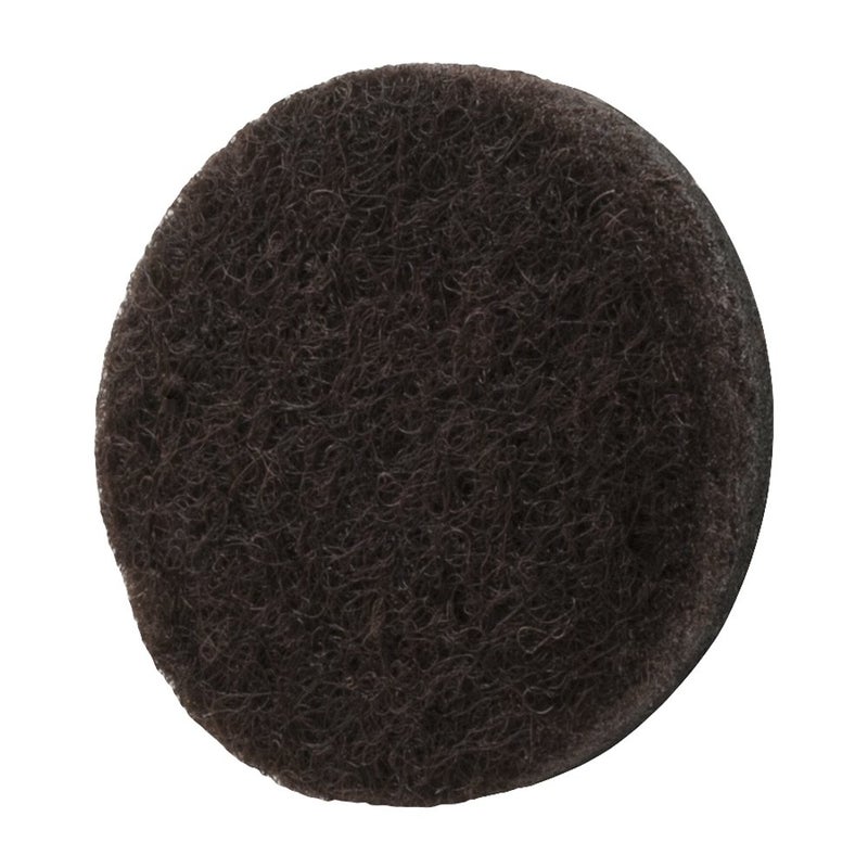 سوفت تاتش وسادات أثاث من اللباد شديدة التحمل من سوفتاتش 4728395N، مقاس 1.5 بوصة، لحماية الأرضيات الخشبية من الخدوش، لون بني، 24 قطعة - Image 2