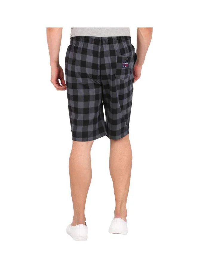 جوكي Jockey US88 Men Super Combed Mercerized Cotton Woven Fabric Regular Fit Printed Bermuda with Side Pockets