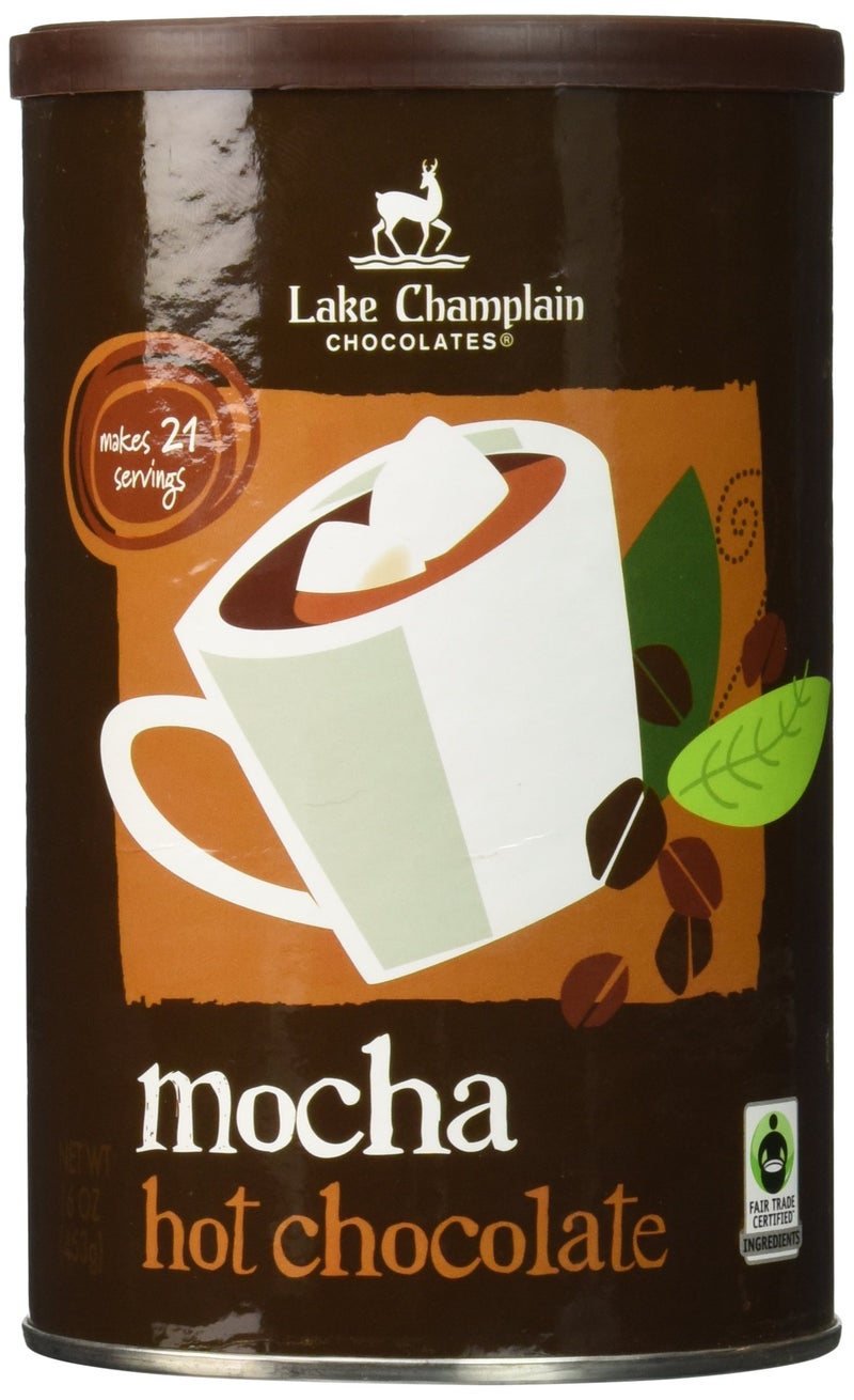 LAKE CHAMPLAIN CHOCOLATES Mocha Hot Chocolate Mix, 16 OZ - Image 1