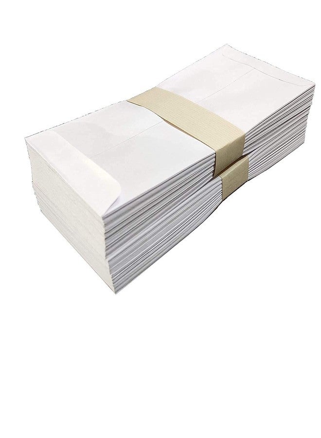 LIRABS® 100 Pieces Premium Super White Envelope for Letter and Documents 100 gsm Size 9.5 inches x 4.5 inches - Image 1
