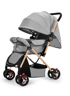 Arabest Two-Way Baby Stroller, Sitting/Lying/Folding Portable Stroller, Stroller, Eva Eight Wheels  - Image 1