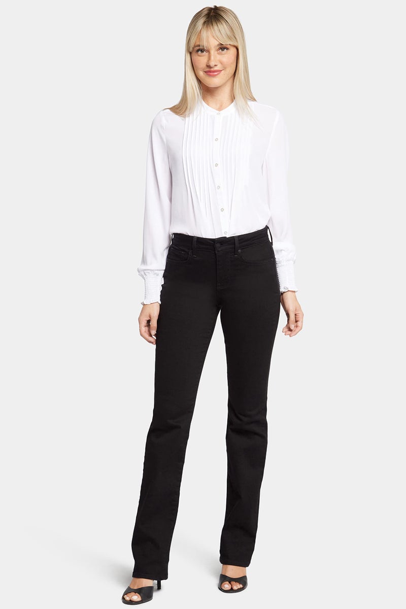 NYDJ womens Marilyn Straight Denim jeans, Black Bdm, 12 US - Image 3