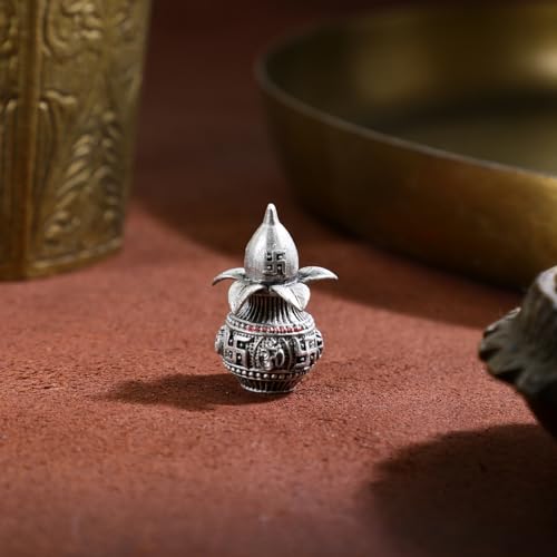 DHRUVS COLLECTION 925 Oxidized Silver Kalash, Poojan Lota for Pooja, Temple, Home Decoration, Workplace and Gifting Purpose - 6 Grams - Image 4