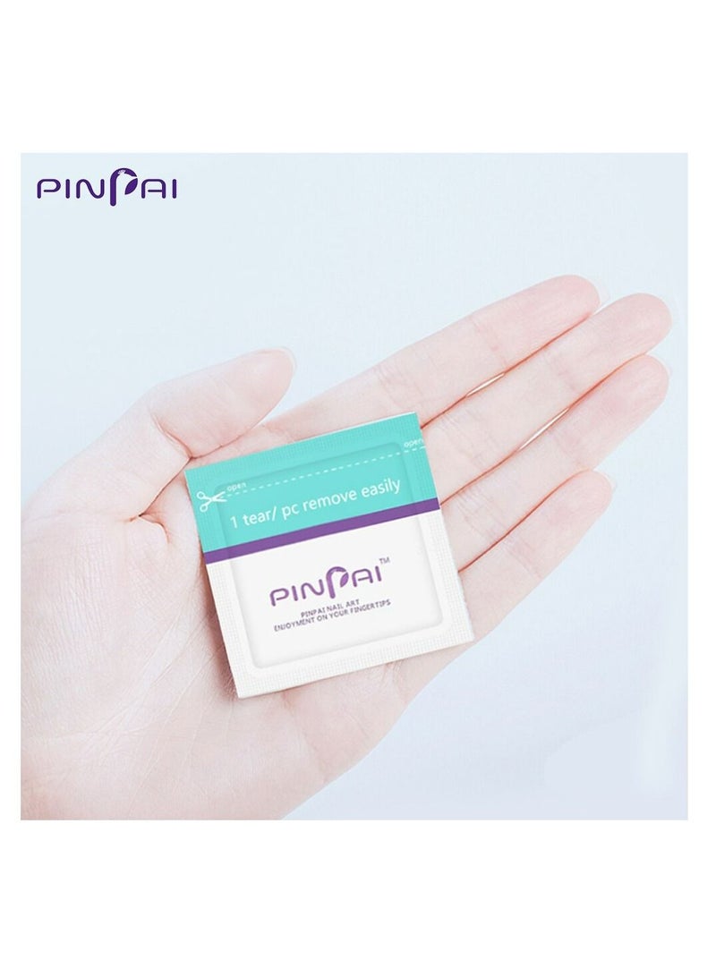 بينباي 200 قطعة مناديل مبللة لإزالة طلاء الأظافر وخالية من القسوة ونقعها - Image 3