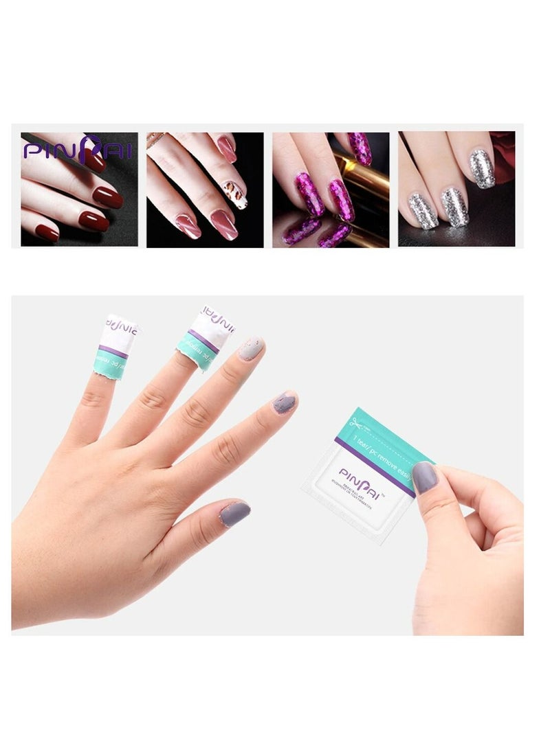 بينباي 200 قطعة مناديل مبللة لإزالة طلاء الأظافر وخالية من القسوة ونقعها - Image 4