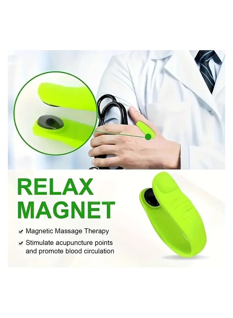 ORiTi Migraine And Tension Relief Acupressure Clip - Thumb Acupoint Massage For Headache And Stress Relief - GREEN - Image 4