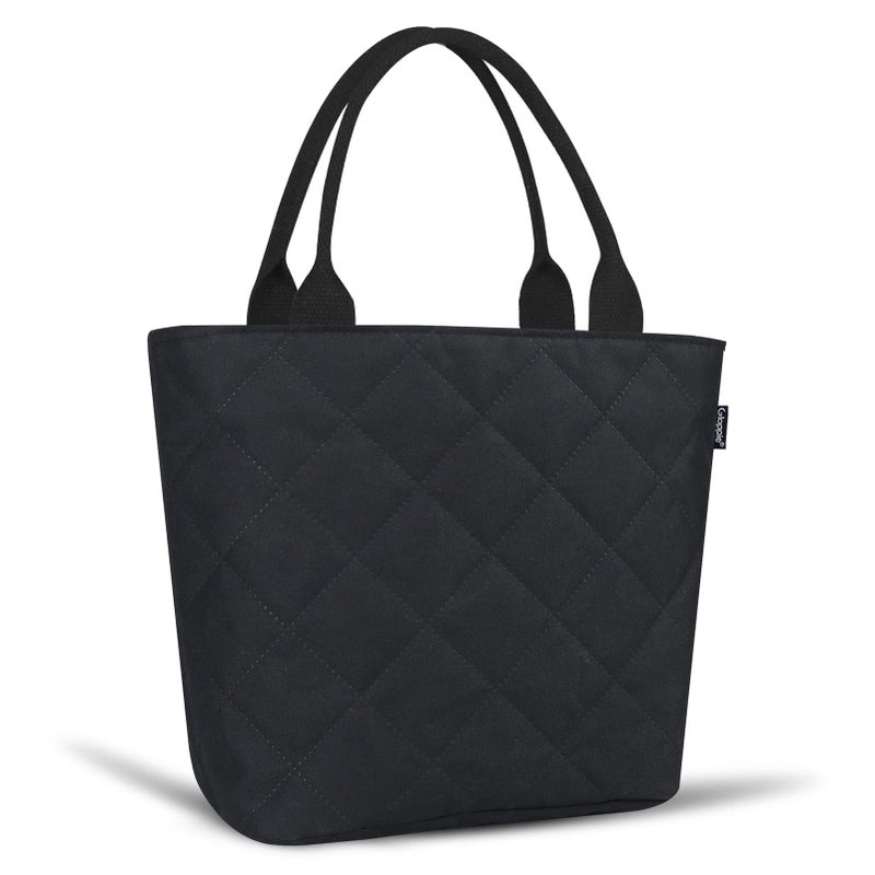 Gloppie Lunch Bag Women Lunch Box for Women Insulated Leakproof Lunch Tote for Work Loncheras Para Mujer Black - Image 1