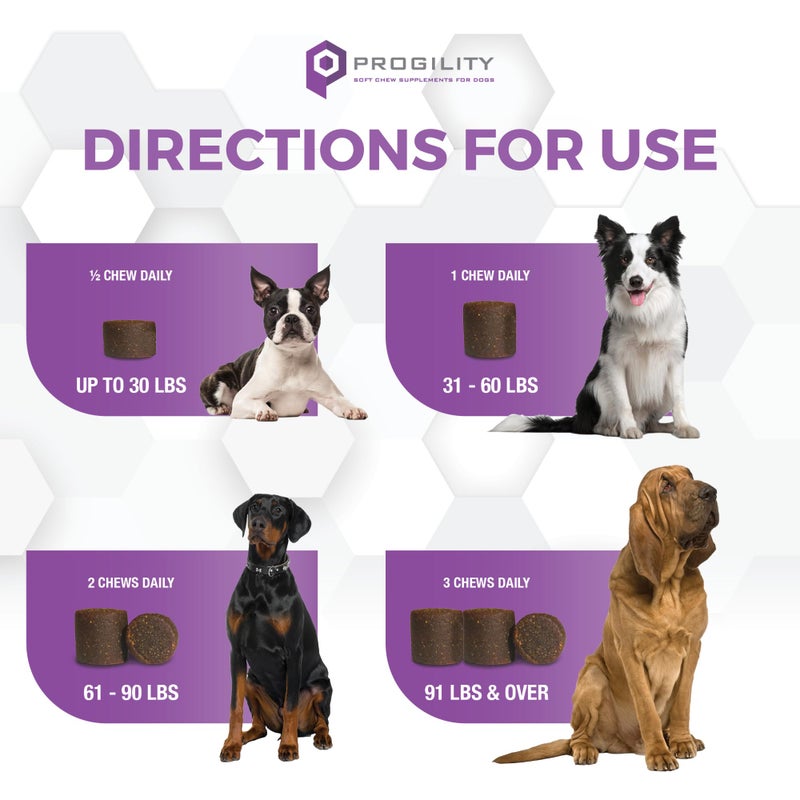 Nootie Progility Dog Calming Supplement for Stressful Situations & Daily Support â€“ Supports Calm Behavior & Emotional Balance with Melatonin, Soft Calming Chews (90 Count) - Image 3