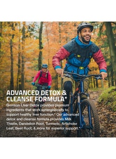 Bronson Liver Detox Advanced Detox & Cleansing Formula Supports Health Liver Function with Milk Thistle, Dandelion Root, Turmeric, Artichoke Leaf & More, Non-GMO, 60 Vegetarian Capsules  - Image 4