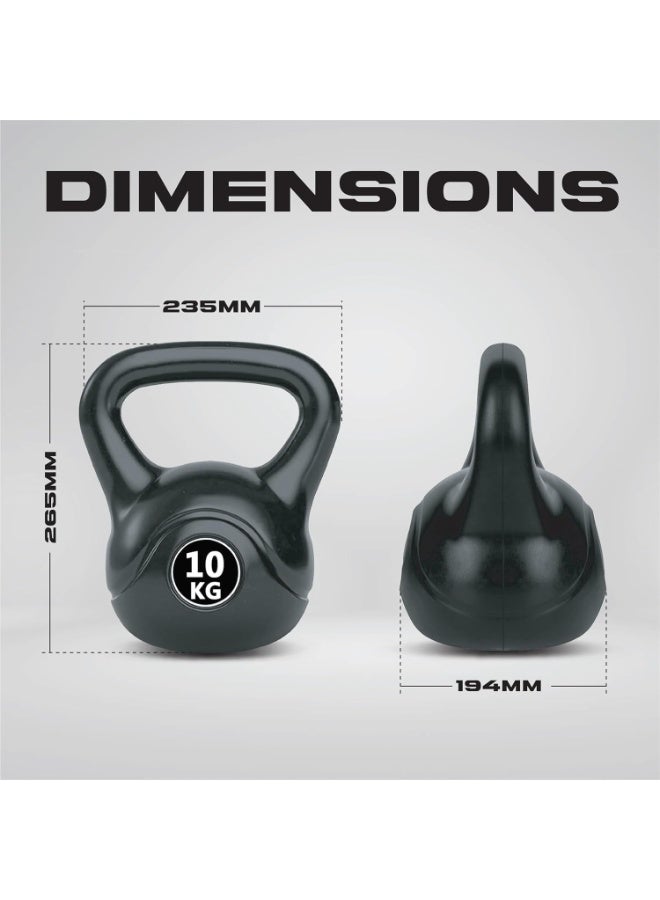 Generic 10kg Multicolor Dumbbell Kettlebell Ball with Handle for Strength Training, Gym Fitness, Bodybuilding and Home Sports Training - Image 4