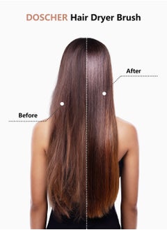VOGMAX Professional Negative Ions Hot Air Brush One Step Blow Dryer Comb Suitable for Straight and Curly Hair Achieve Salon Styling  - Image 4