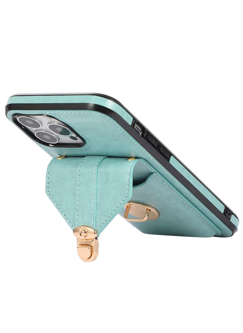 Suteni Back Cover Leather Card Slots Phone Case for iPhone  - Image 3