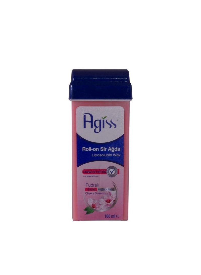 AGISS Liposoluble Hair Remover Wax - Cherry Blossom Scent, 100ml - Smooth, Effective Hair Removal for Sensitive Skin - Image 1