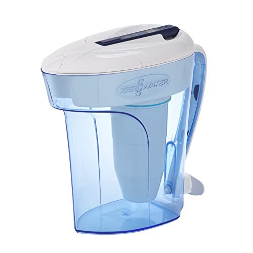 ZeroWater 12Cup ReadyPour 5Stage Water Filter Pitcher 0 TDS for Improved Tap Water Taste  IAPMO Certified to Reduce Lead Chromium and PFOAPFOS