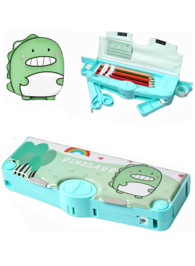 Cartoon Pencil Case, Multi-functional Large-capacity Stationery Pouch, Suitable for Boys and Girls Learning Tools - Image 1