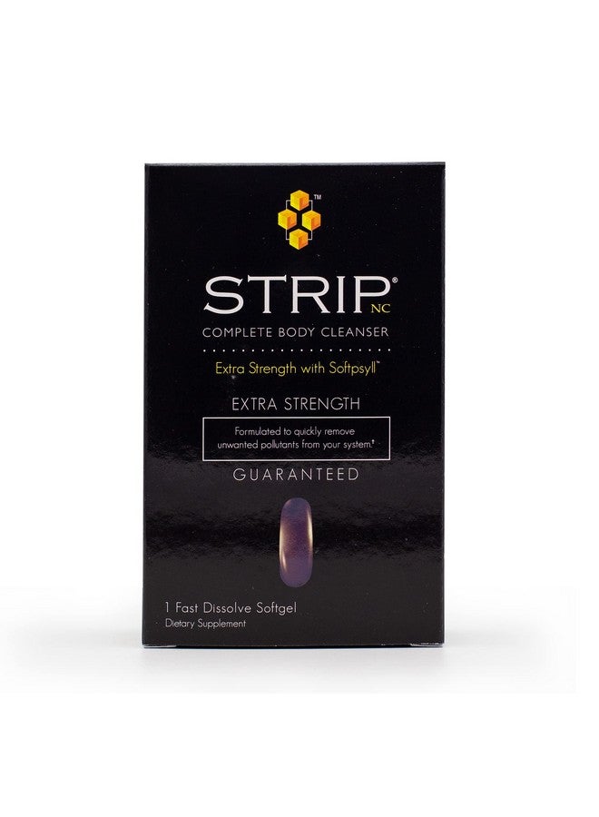 Wellgenix Strip NC Complete Body Cleanser, Premium Body Cleanse, Herbal Detox Cleanse to Flush Your System, One Hour Toxin Removal, 1 Fast Acting Softgel - Image 1