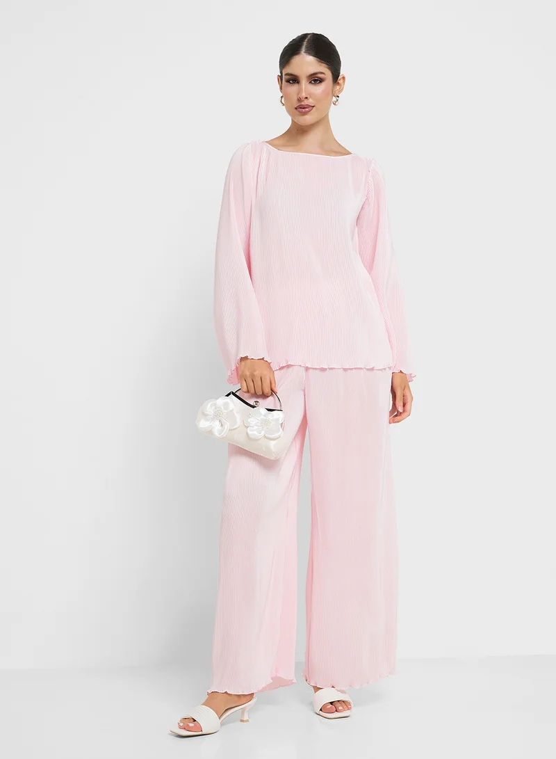 SINOIR SOFT PLEATED TOP