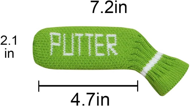 Scott Edward Blade Putter Cover Knitted, 1 Piece in Pack, Fits Golf Blade Putters Cute and Soft Double Sided Customization - Image 4