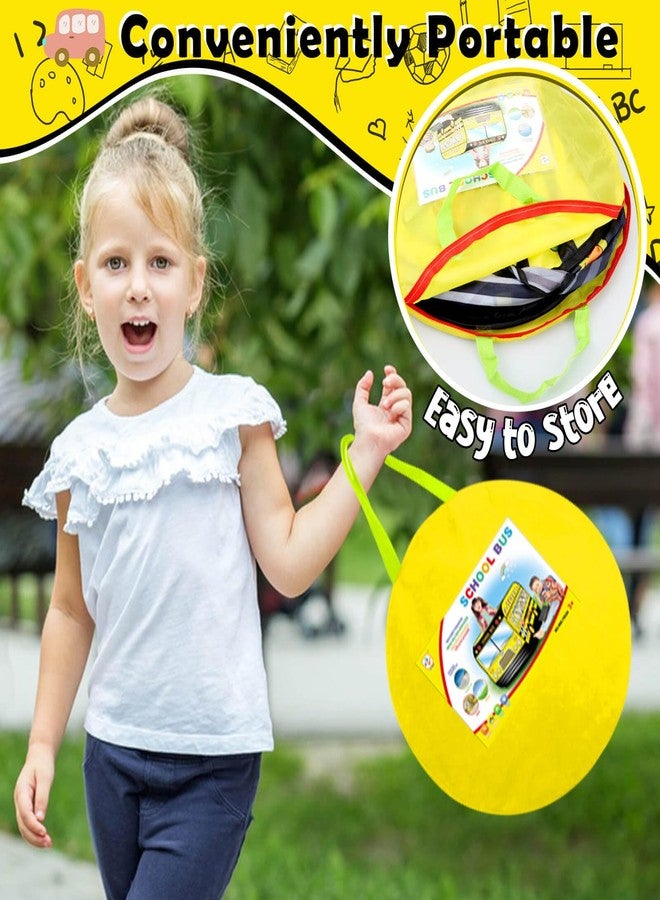 Britik Pop Up Playhouse Children's Tent Toy Foldable Children's Play House Tent Indoor Outdoor Garden Play Tent Gifts for 3-8 Years Children Baby Girl Boy Birthday Gift Ideas - Image 5
