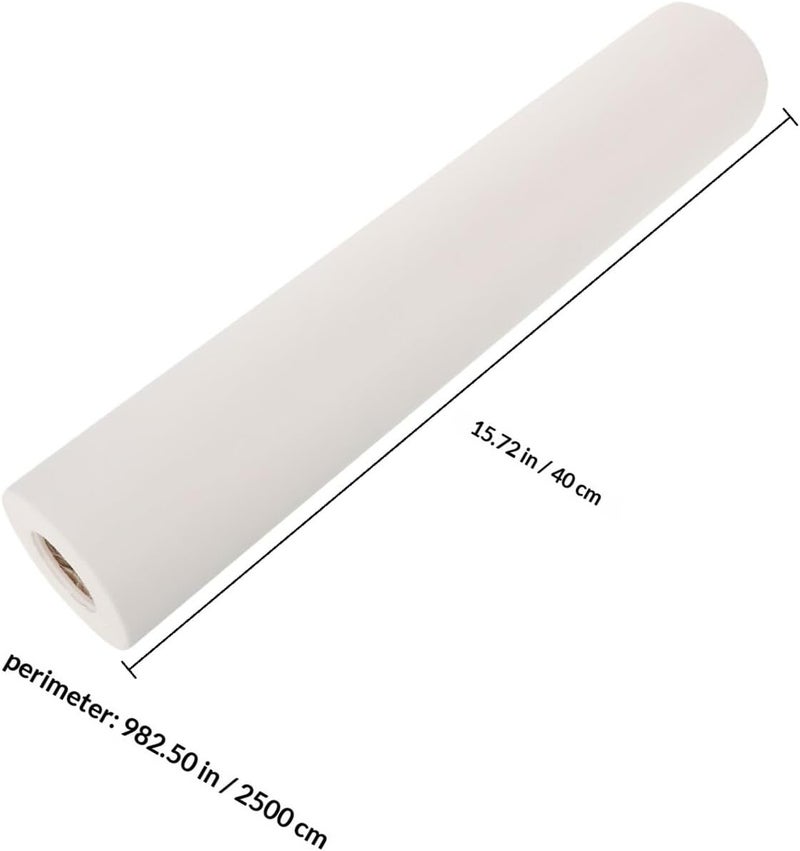 BCOATH Thick White Chinese Xuan Paper Roll 40cm X 25m Half Raw Half Ripe Rice Paper Sheets for Calligraphy Painting and Brush Ink Art Practice - Image 2