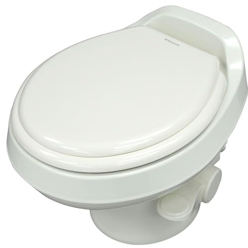 Dometic 301 Low Profile Toilet for RV, White - Image 1