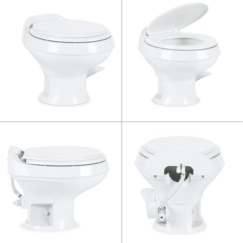 Dometic 301 Low Profile Toilet for RV, White - Image 4