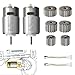 BUMPKAI 2PCS 24 Volt RS555 35000RPM HighSpeed 7R Motor 15T19T23T for Fisher Price Power Wheels Kids Ride On Car Motor Upgrade18V20V24V RS555 Motors for Kids Ride On Vehicals DIY Upgrade 15T19T23T - Image 2