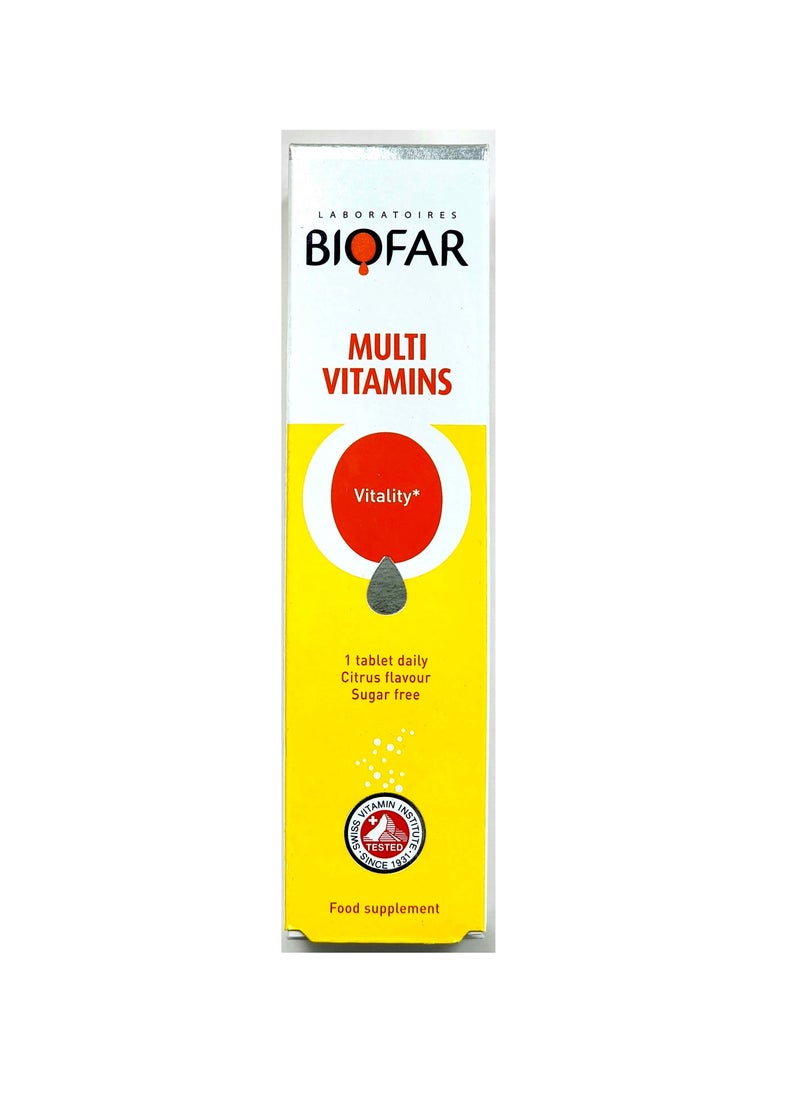 Biofar - Multivitamins Effervescent 20 Tablets - Image 1