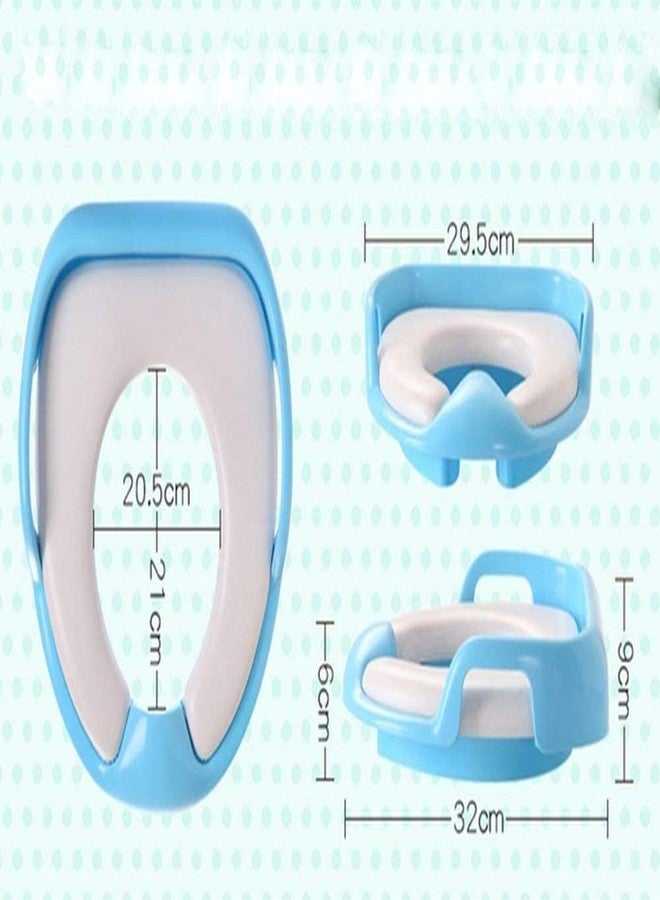 Kienlix Baby Toilet seat Safe Soft Training seat Potty Sitting Ring with Handles Bathroom Trainer closestool Cover-Random Color - Image 5
