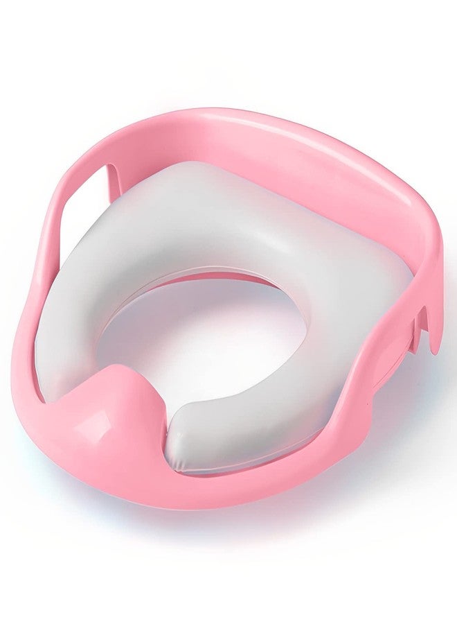 Kienlix Baby Toilet seat Safe Soft Training seat Potty Sitting Ring with Handles Bathroom Trainer closestool Cover-Random Color - Image 1
