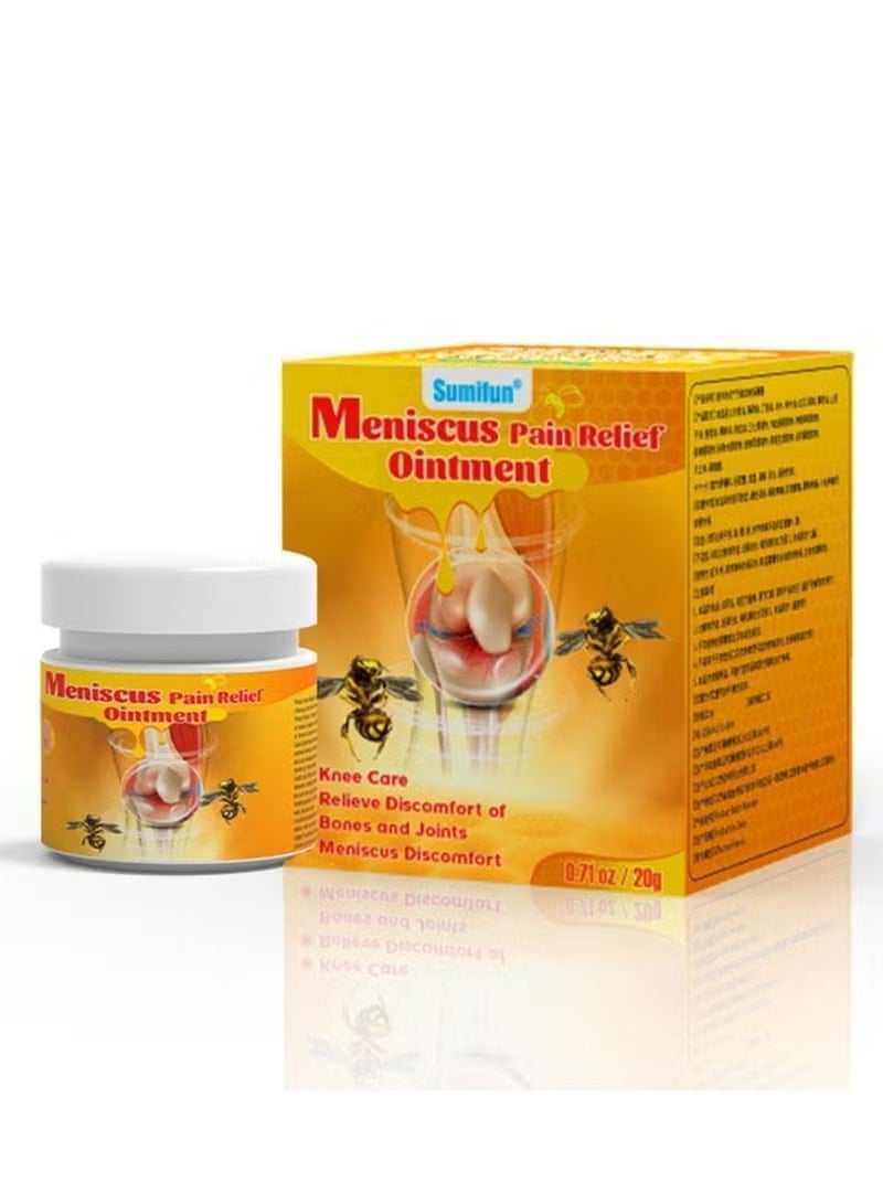 Sumifun Meniscus Pain Relief Ointment Joint Pain Relief Cream Knee Care Bee venom Balm for Joint Care Treatment Gel Cream Bee Venom Pain Relief Cream 20g - Image 1